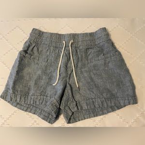 Athleta Chambray Cabo Linen Shorts